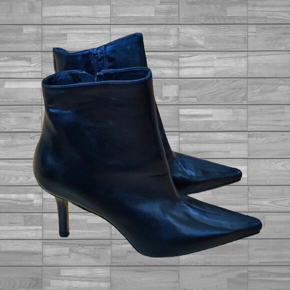 CAVALLINI Black Leather Ankle Boots - Made in Italy (NWOT) - Picture 3 of 7